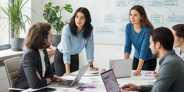 Junges Schweizer Digitalunternehmen bei der Planung einer skalierbaren Teamstruktur